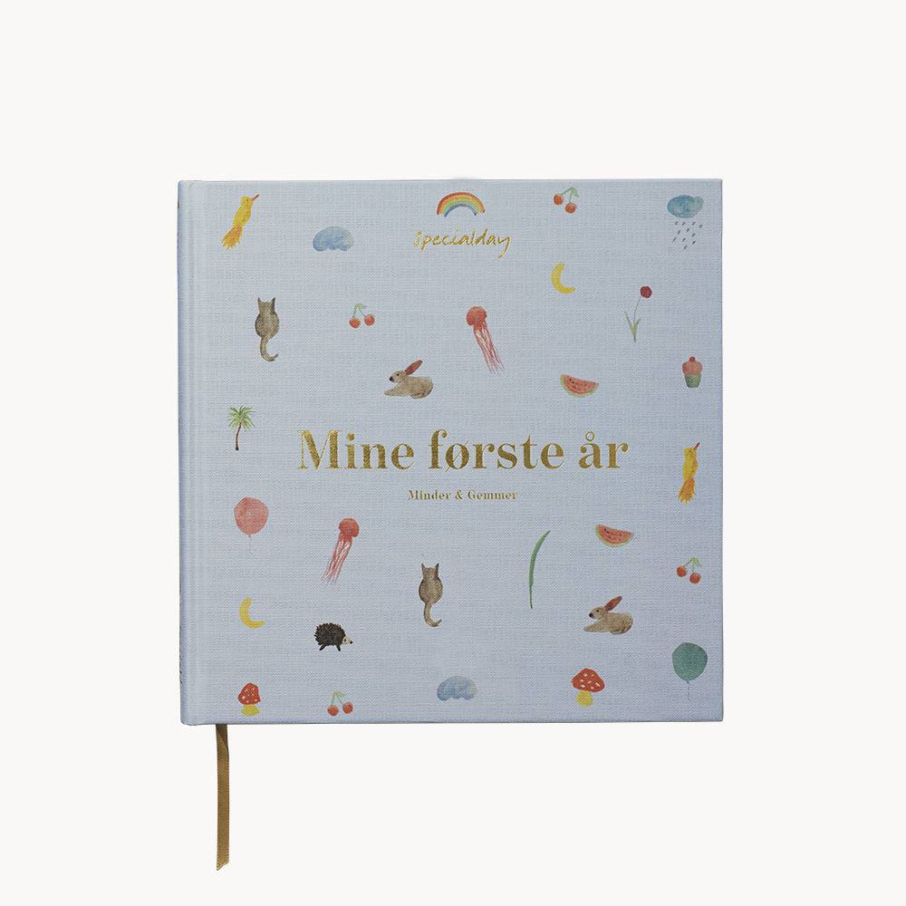 barnets bog, smartphone printer, aftryk & washi tape - blå / grøn / signatur