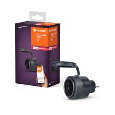 LEDVANCE Smarte kompakte Steckdose für Aussen mit ZigBee Technologie, bindet konventionelle Geräte ins Smart Home ein, kompatibel mit Alexa, Google & SMART+ OUTDOOR COMPACT PLUG,4er-Pack