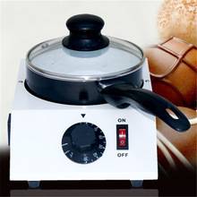 40w mini elektrisk chokladsmältningsmaskin med keramisk keramisk non-stick-pott tempereringscylinder smältpanna chokladsmältare - 220v