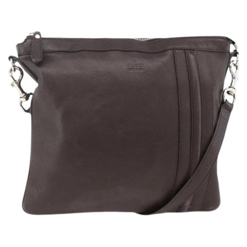 Gucci Vintage Pre-owned Vintage Skuldertaske - Vintage - Dame - Brun - ONE SIZE - Uld