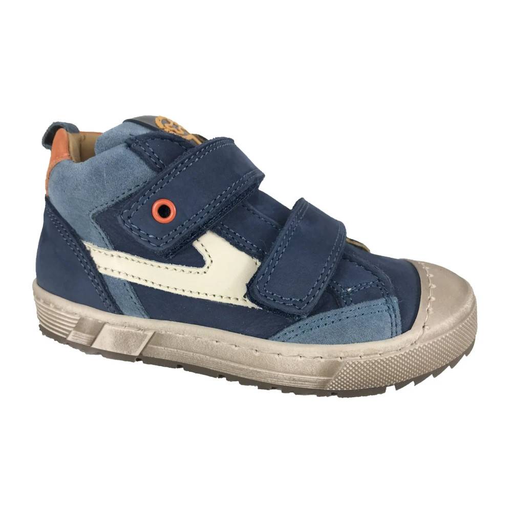 Stones and Bones Velcrosko Goppi - Kids - Herre - Blå - 31 EU - Uld