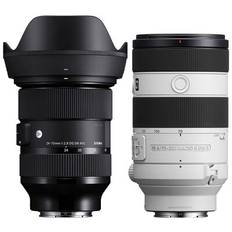 Sony SEL 70-200mm f/4,0 OSS G II + Sigma AF 24-70mm f/2,8 DG ART DN Sony FE-Mount