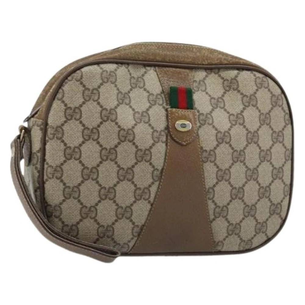 Gucci Vintage - Pre-owned Vintage Canvas Clutch Vintage - Dam - ONE Size - Läder