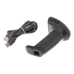 Stregkodescanner håndscanner med CCD-teknolog 500mm rækkevidde IP65 USB sort