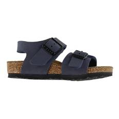 Birkenstock Sandaler - New York - Nubuck Navy - Birkenstock - 35 - Sandal