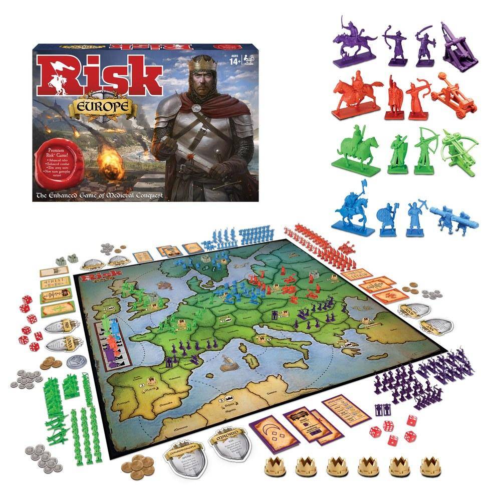 Winning Moves Risk Europe Board Game