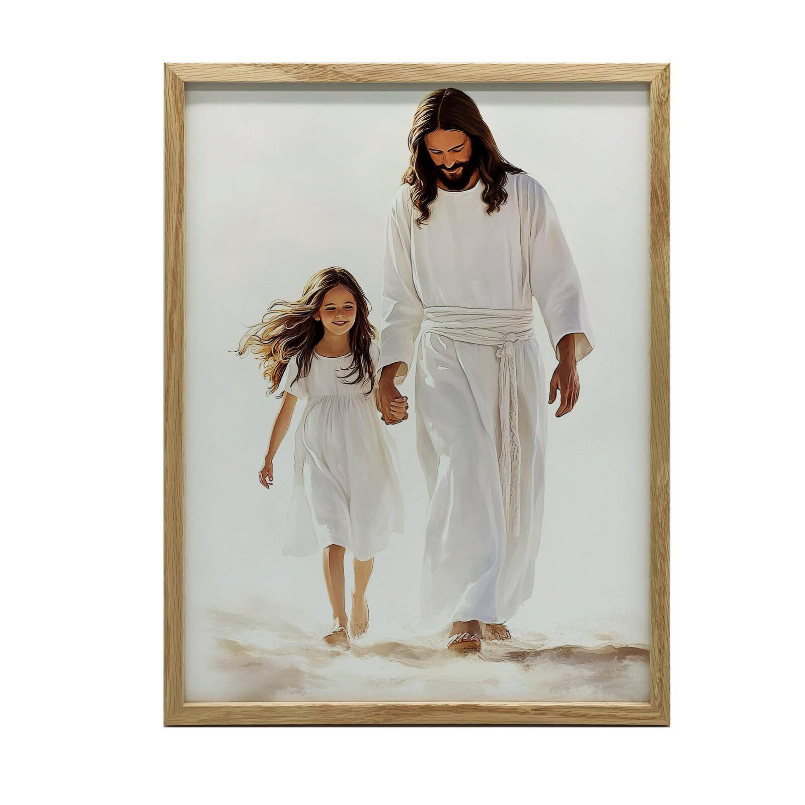 Gemensam Väg Med Jesus Gemensam Väg Med Jesus, 50X70 Cm, Utan Ram, Premium Canvas På Kilram 54
