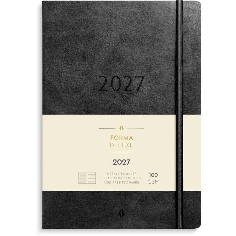 Mayland 2027 Forma Deluxe ugekalender A5 sort 27200620