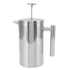 French Press Coffee Maker 304 Stainless Steel Double Wall Teapot Hand Brewed Coffee Press with 350ml
