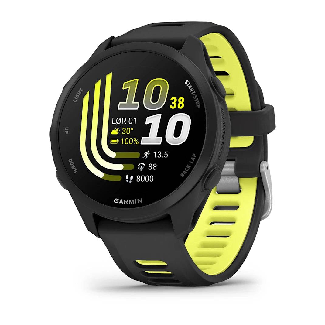 Forerunner 170 Music, Black Black/Amp Yellow - Default Title