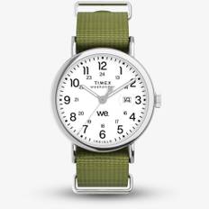 Timex Mens Weekender Green Fabric Watch TW2W8600