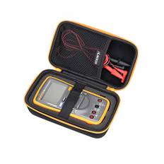 RLSOCO Tasche für Fluke Multimeter 117/116/115/114/113/103/17B+/175/177/179/87V/88/233 Multimeter und VOLTCRAFT VC891/KAIWEETS/PeakTech Multimeter (Nur Tasche, Multimeter ist nicht enthalten)-Gelb
