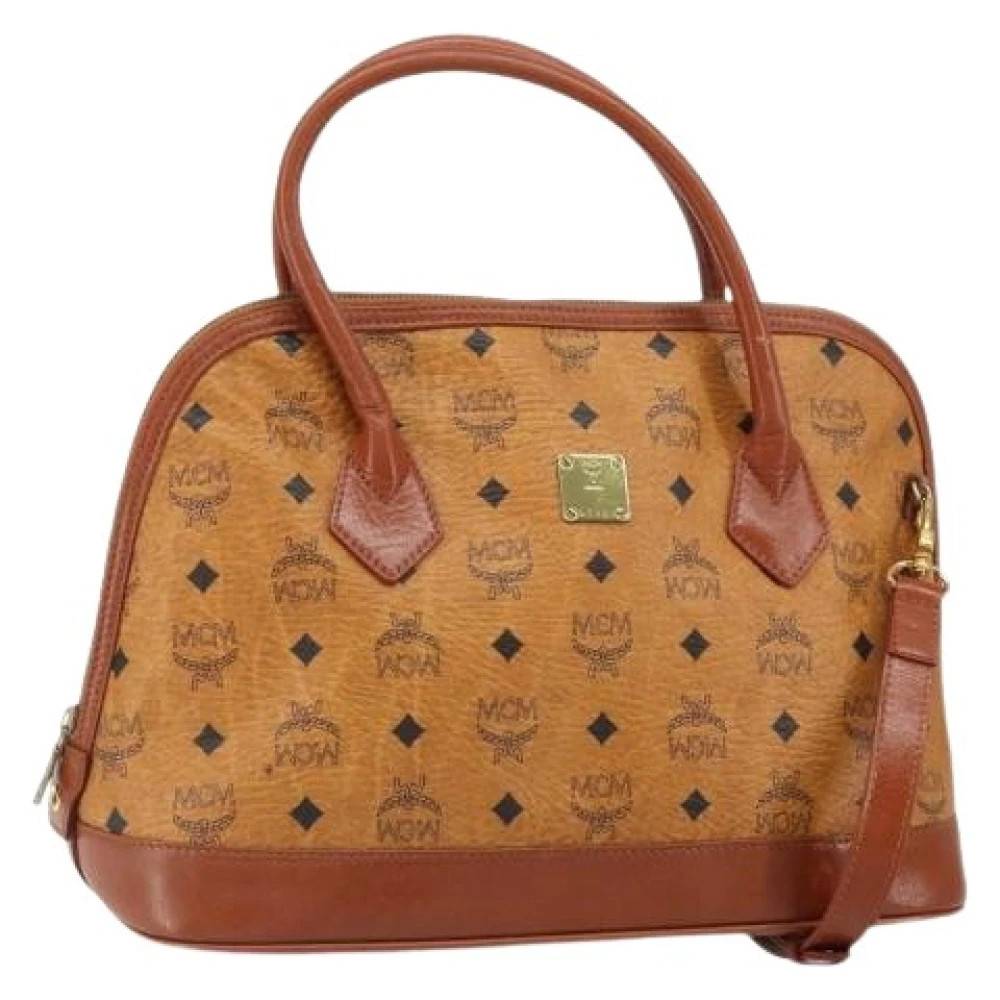 MCM Pre-owned Pre-owned Håndtaske - Vintage - Dame - Brun - ONE SIZE - Uld