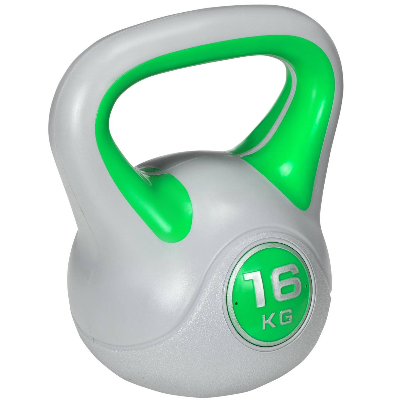 Kettlebell 16 kg – Flad base, bredt greb