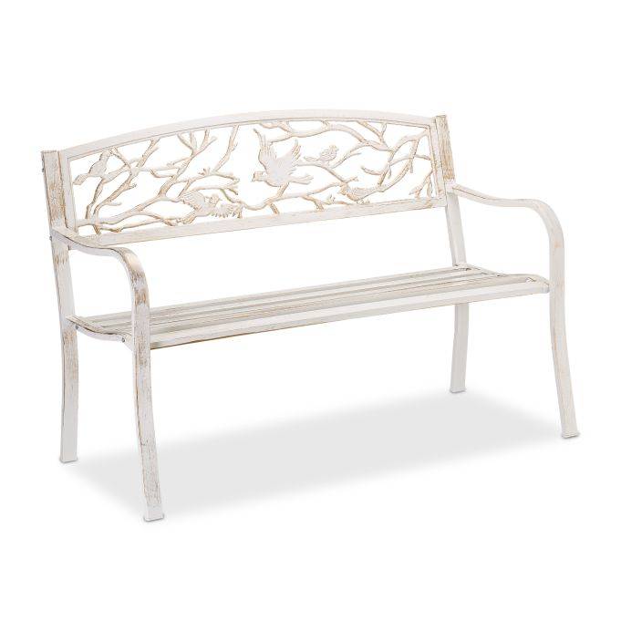 Trädgårdsbänk 2-sits 87x127x57 cm