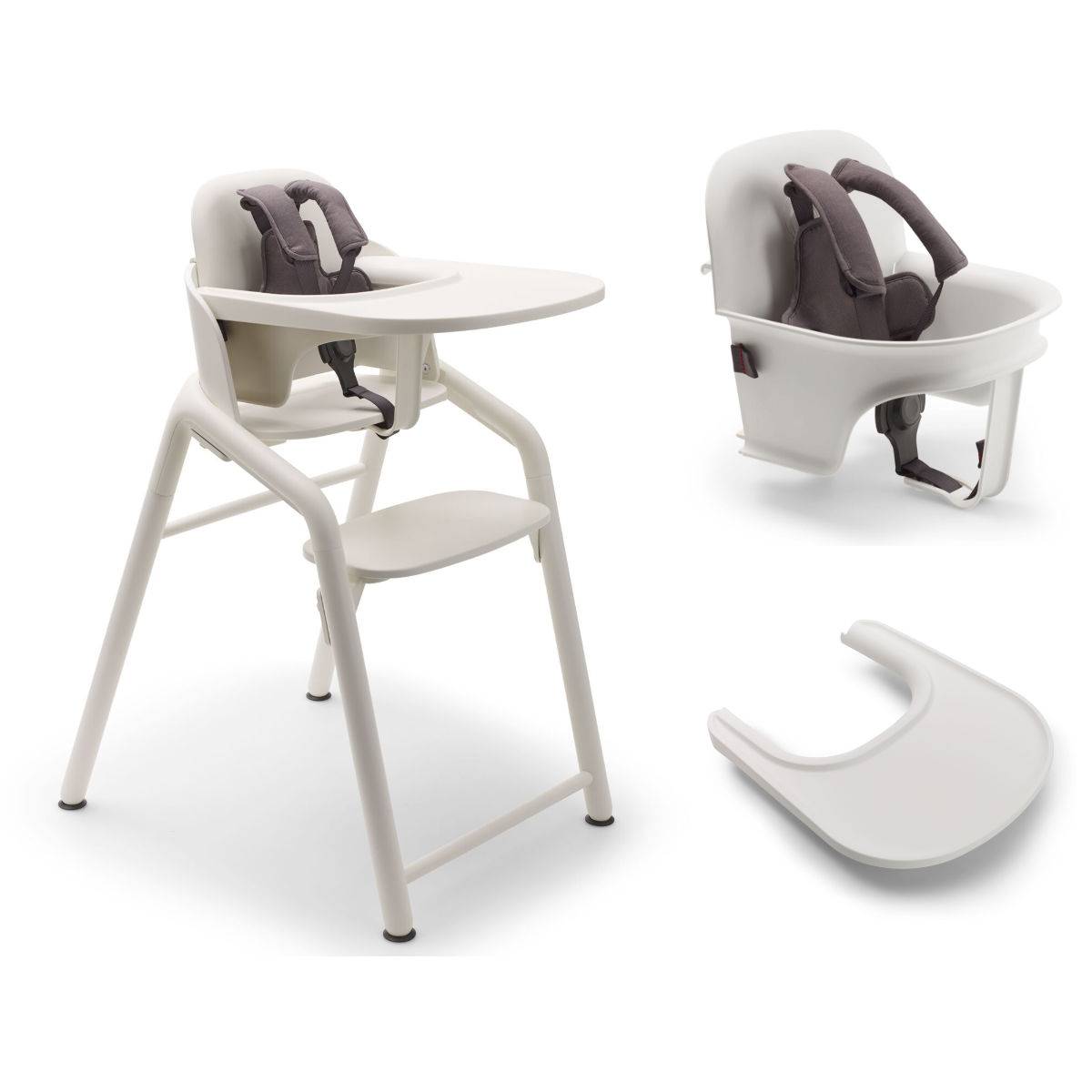 Bugaboo Giraffe High Chair Set 3 in 1 incl. Baby Set & Tray - White
