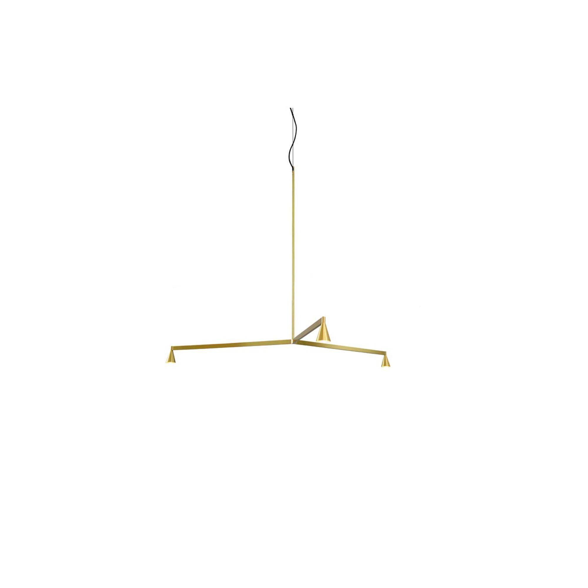 Trizo 21 Austere Chandelier Y 50 Messing.