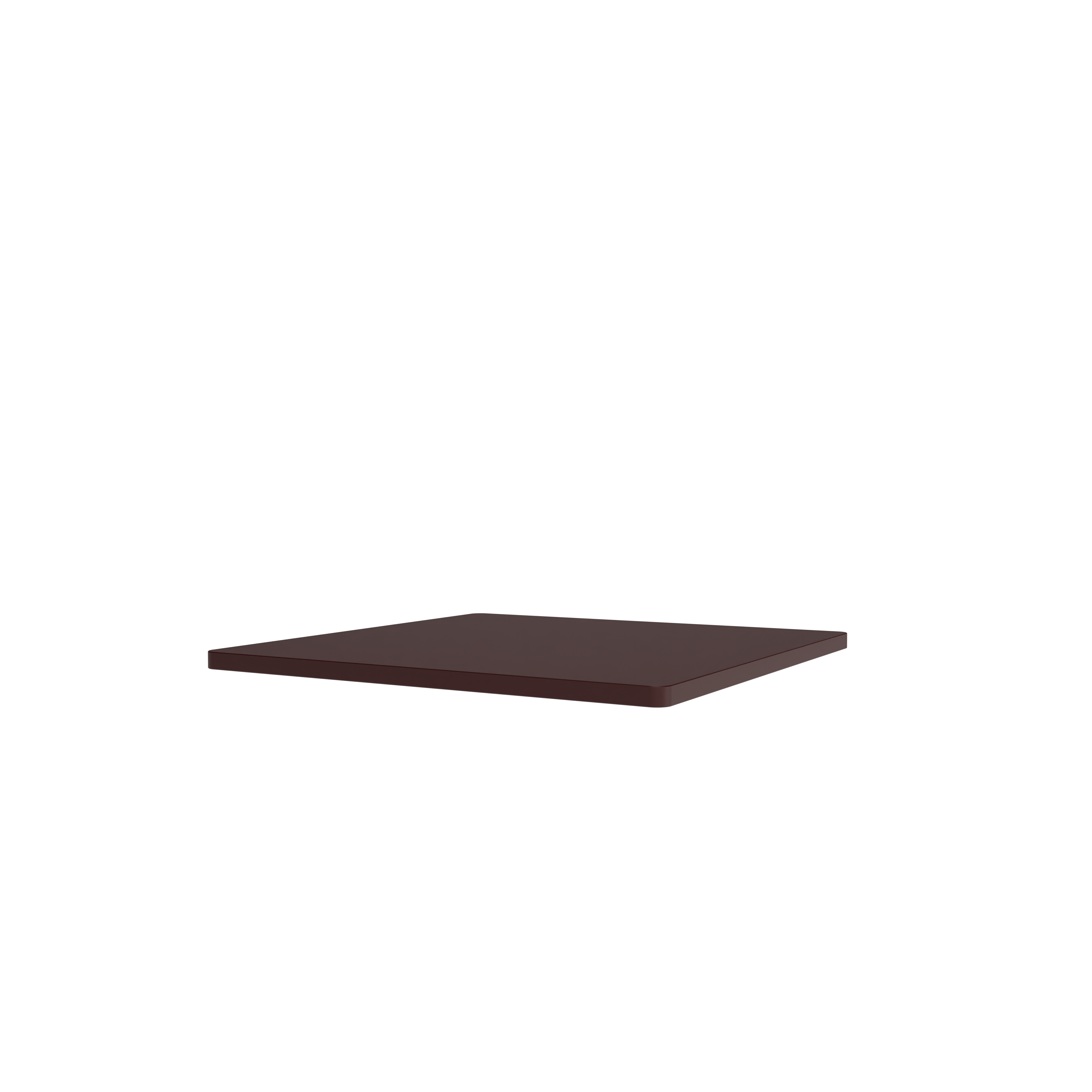 Topplade til Panton Wire fra Montana Enkel: 34,8 x 34,8 cm / Black red - Jacobsen Plus