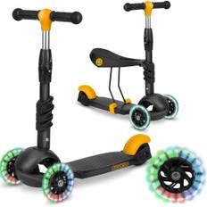 Trehjulig sparkcykel Ricokids Cubi - svart och orange