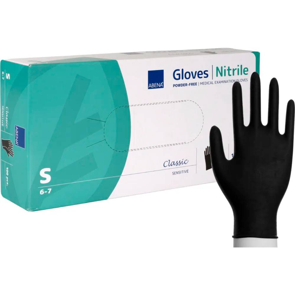 Nitrilhandskar (Small) svart 100/fp ABENA