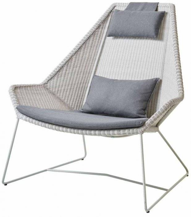 Cane-Line - Breeze Högryggad Fåtölj Vit