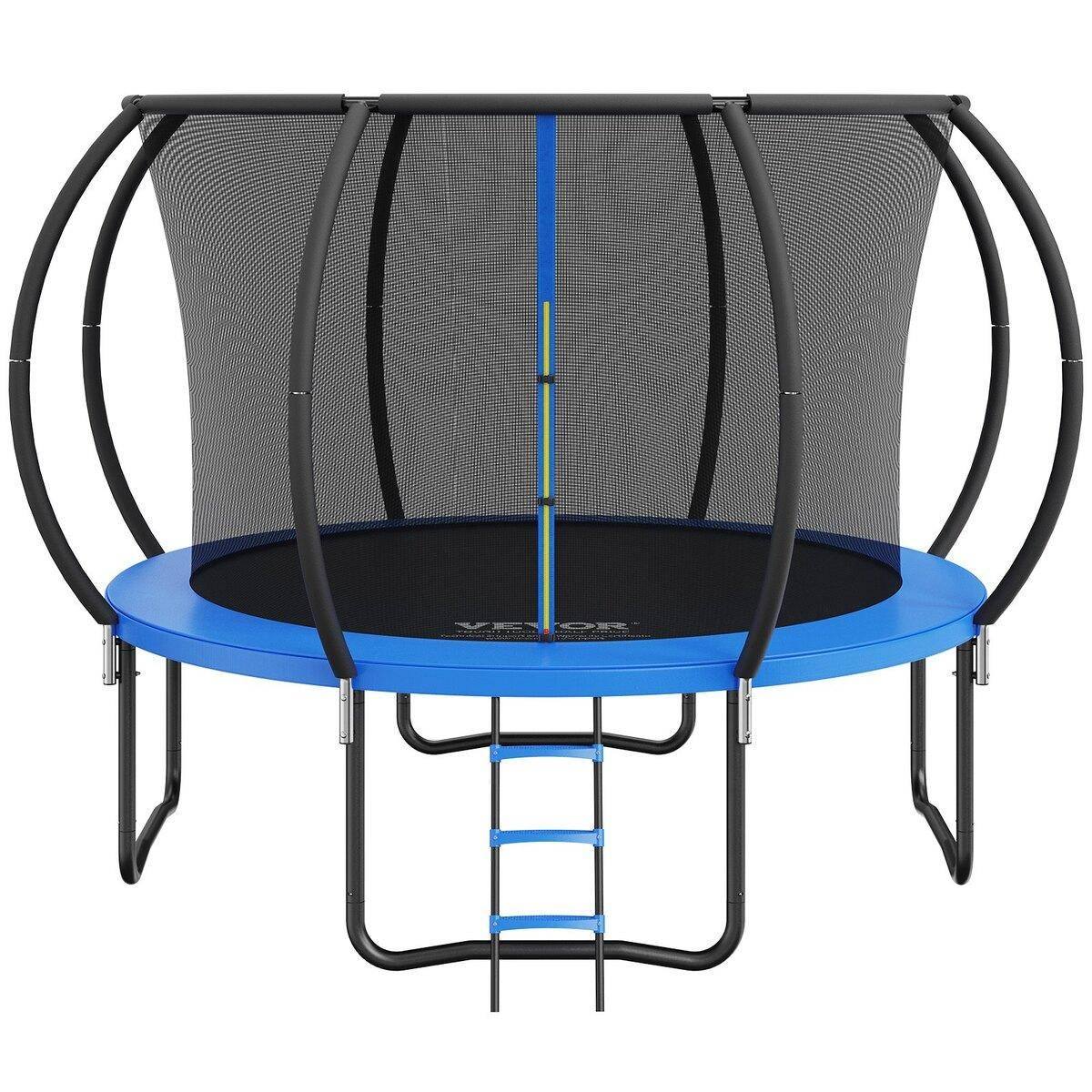 10FT Outdoor Recreational Trampoline for Kids with safety Enclosure Net