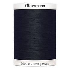 Gutermann Black Sew All Thread 1000m (000)