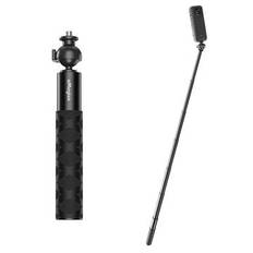 Amagisn Sportkamera Selfie Stick med kulhuvud och 1/4 skruv för DJI, GoPro, Insta360 - 70cm