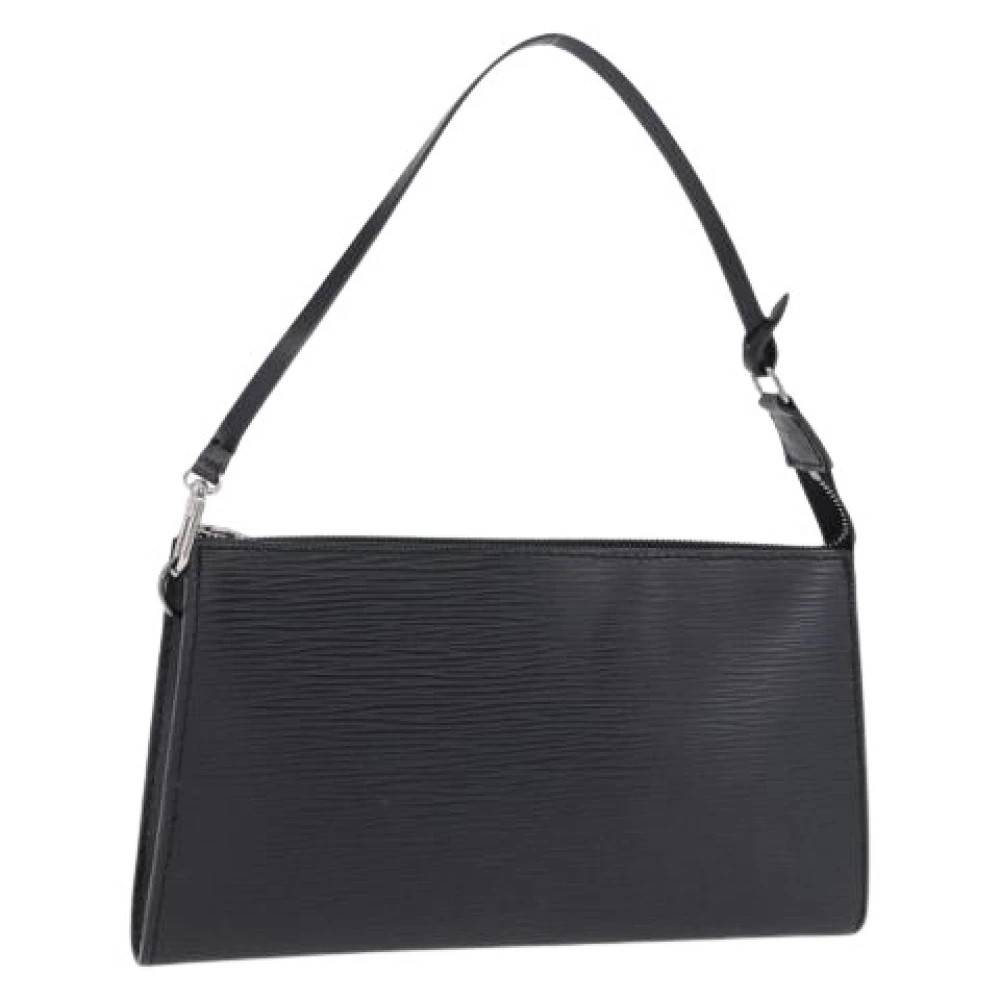 Louis Vuitton Vintage Pre-owned Accessory Pouch - Vintage - Dame - Sort - ONE SIZE - Læder