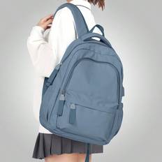 Cute School Bag For Teen Girls Middle School Backpack College Students Bookbag For Teen Girls Boys, Small Classical Casual Outdoor Daypack Travel Back - Royal Blue - one-size