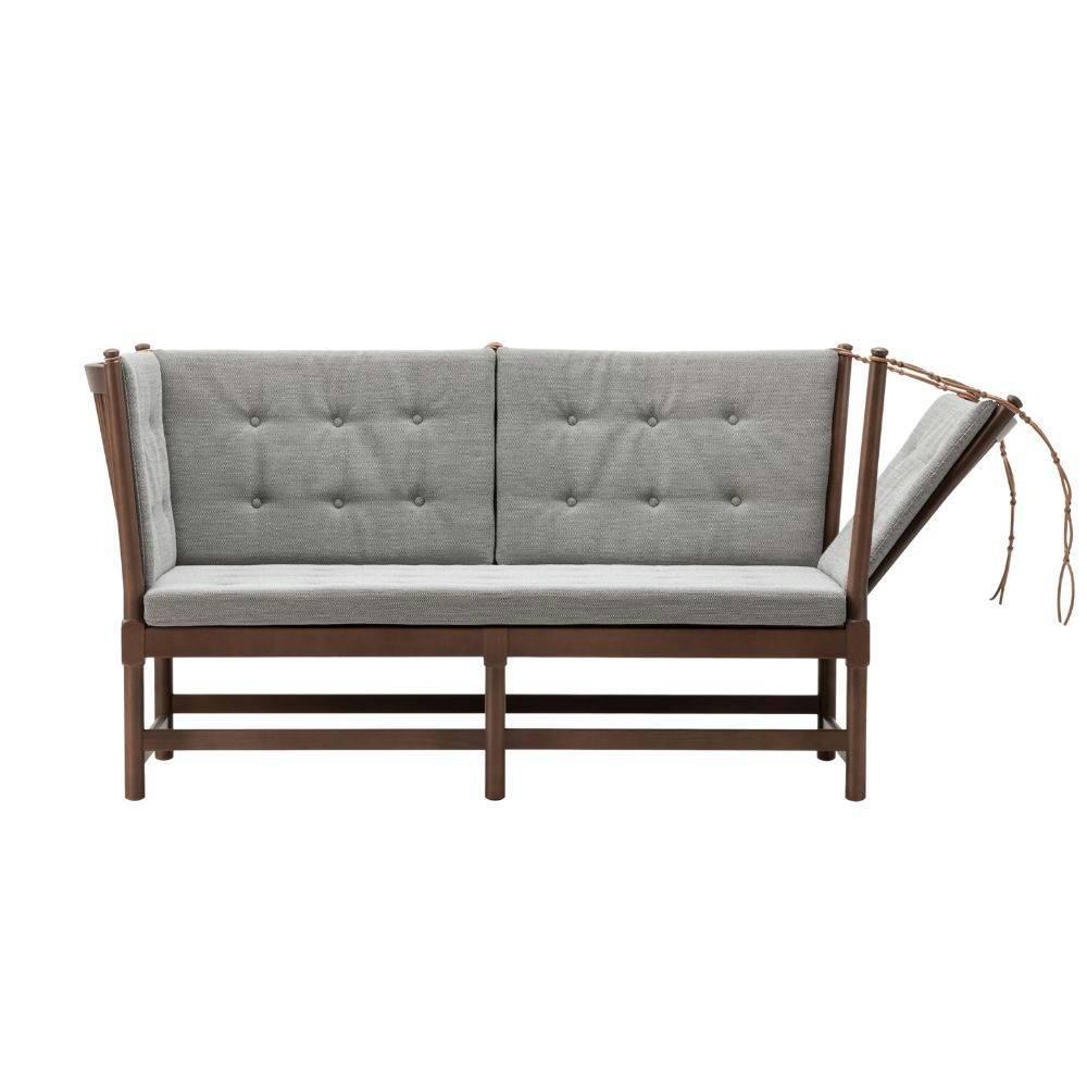 Fredericia Furniture Spoke-Back 1789 80-års Jubileumsutgåva Soffa 2-pers. Steelcut Trio 124 Bok Chestnut Brown