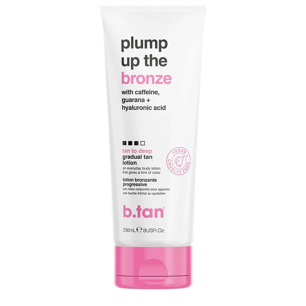b.tan Plump Up The Bronze Gradual Tan Lotion 236 ml