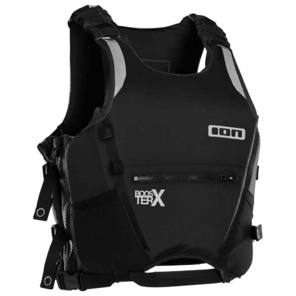 ION Booster Sidezip svømmevest sort.