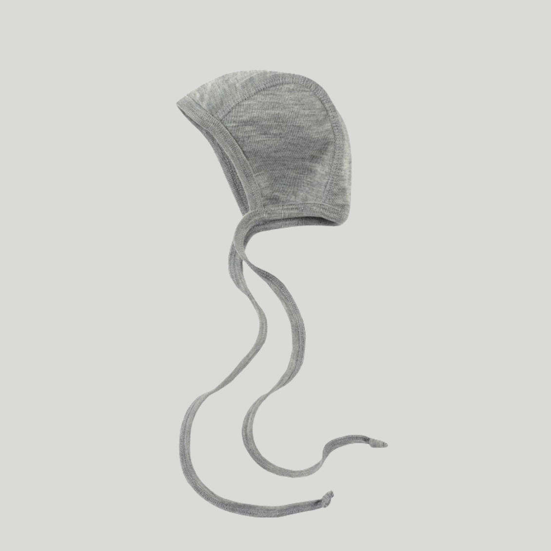 Engel Wool Silk Bonnet Grey - 74/80