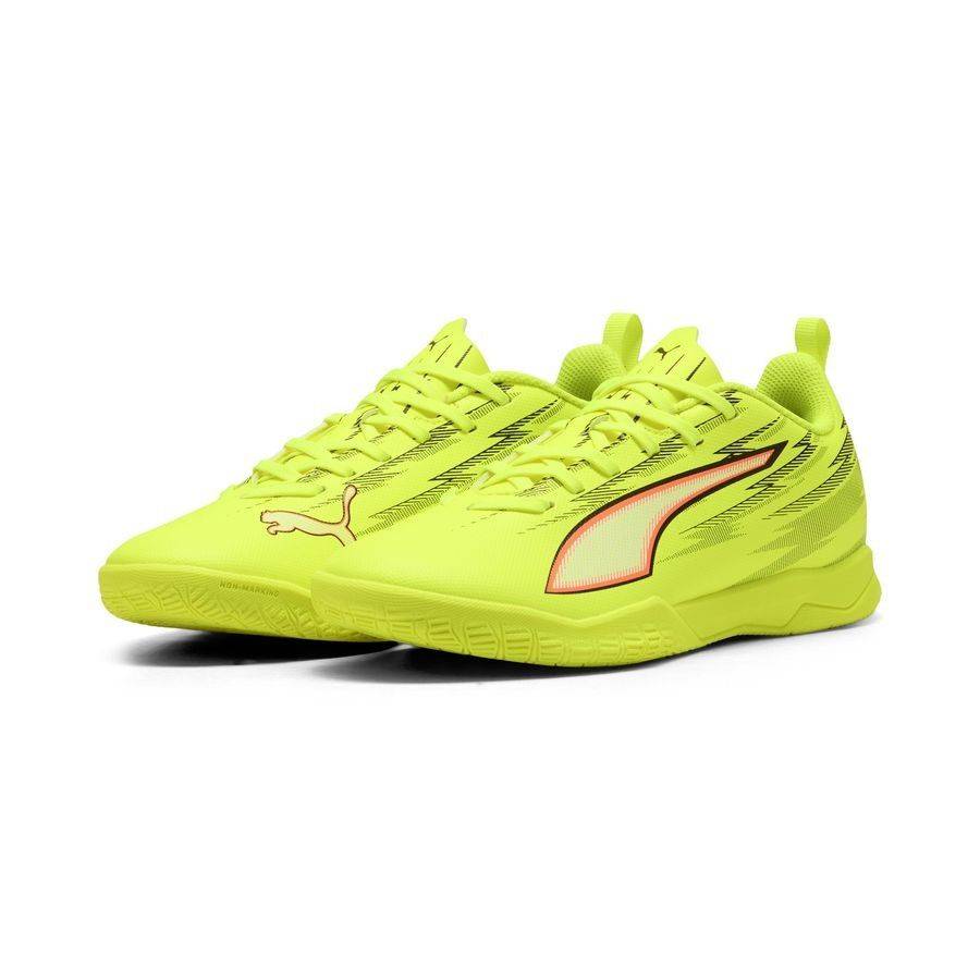 PUMA Ultra 6 Play IT Unleashed - Gul/PUMA Svart/Röd/Gul Barn - Inomhus (IC) - ['Gul'] (38)