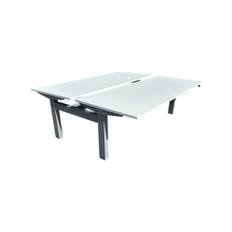 Elektrisch verstelbaar Duo Bureau Herman Miller Alu