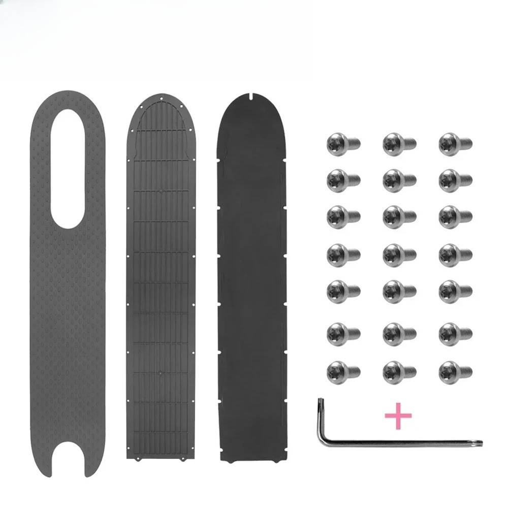 17/21PCS Screws Battery Bottom Cover For Xiaomi M365 1S Pro Pro2 4 Pro Electric Scooter Anti-Collision Non-Slip Floor Board Part