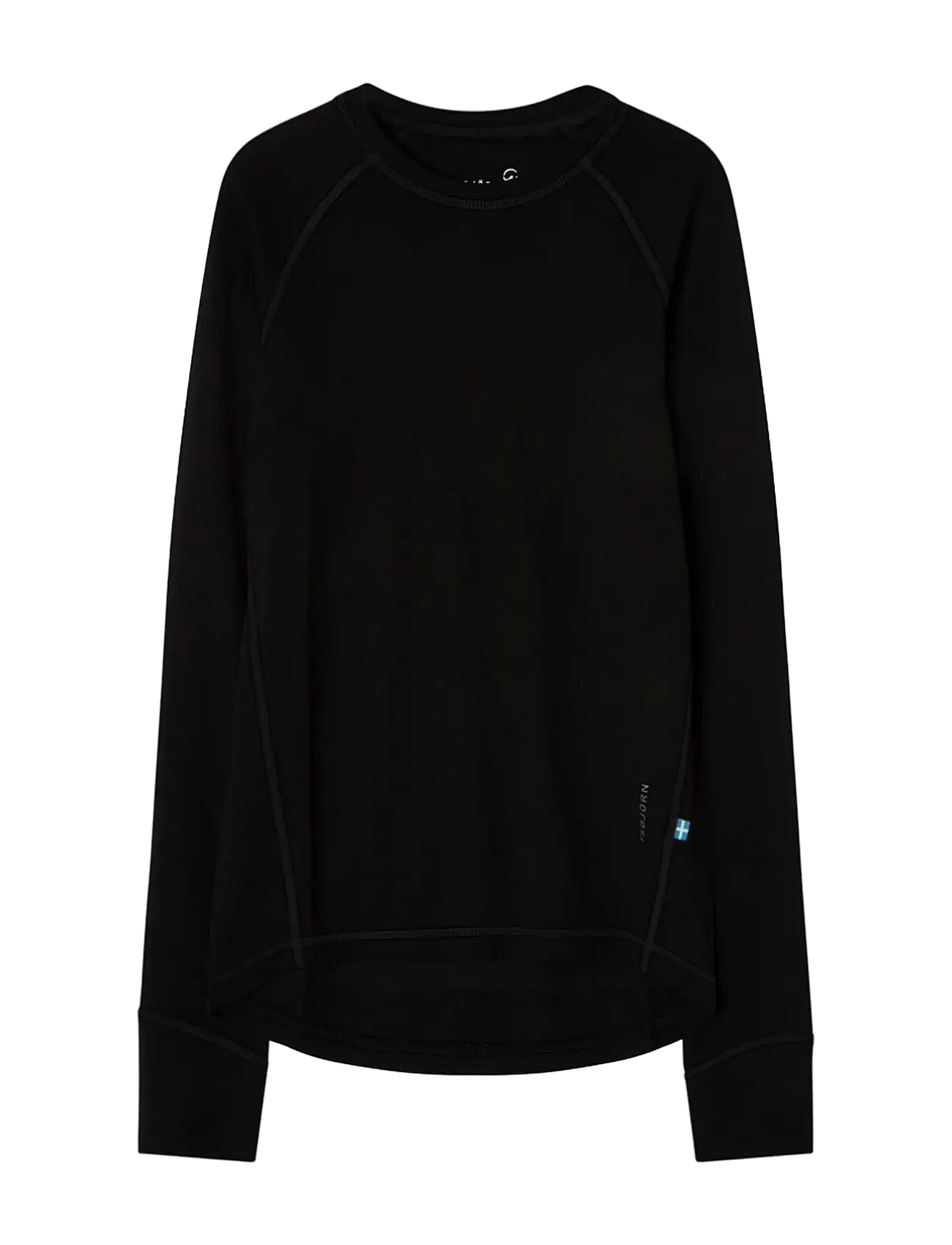 ISBJÖRN OF SWEDEN Husky Sweater Baselayer Teens | Black | 158/164