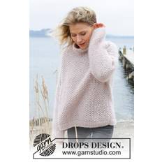 243-16 Dandelion Wish Sweater by DROPS Design DOWNLOAD OPSKRIFTEN HER Strikket oversize bluse i 1 tråd DROPS Air og 2 tråde DROPS Kid-Silk. Arbejdet strikkes nedefra og op i perlestrik med høj hals. Størrelse XS - XXL. Pinde lægges i kurven separat. Se alle opskrifter fra DROPS her. Se alle dame opskrifter her. Se alle strikkeopskrifter her.
