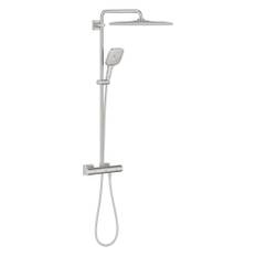 Grohe Rainshower SmartActive 310 Cube Duschsystem Aufputz, supersteel