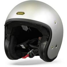 J.O Matt Light Silver Jet Helmet
