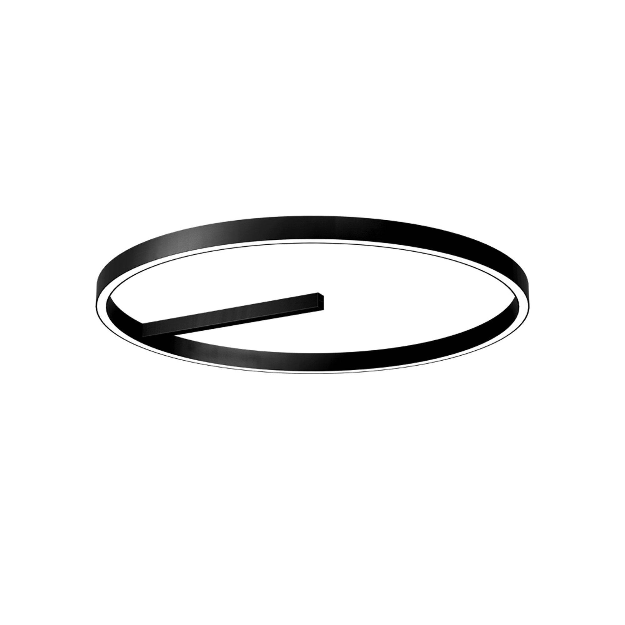 Zirkol Taklampa Svart Ø80 2700K