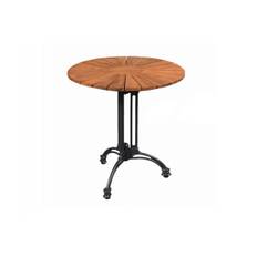 DaneLine Eva Teak Cafébord - Ø70 cm - Grå