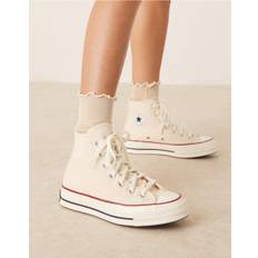 Converse - Chuck 70 Hi Wide Fit - Cremefarvede sneakers-Hvid