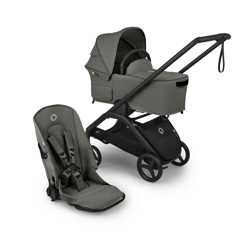 Bugaboo Dragonfly Plus 2-i-1-vagn - Skogsgröna Tyger
