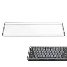 GEEKRIA Full storlek tangentbordsdammskydd, genomskinliga akryltangentbordsskydd för 104 tangenter dator mekaniskt tangentbord, kompatibel med Logitech MX mekaniskt trådlöst upplyst