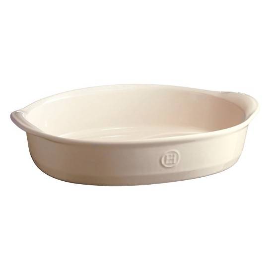 Oval ugnsform, keramik, 35x22,5 cm/2,3 l, Clay - Emile Henry