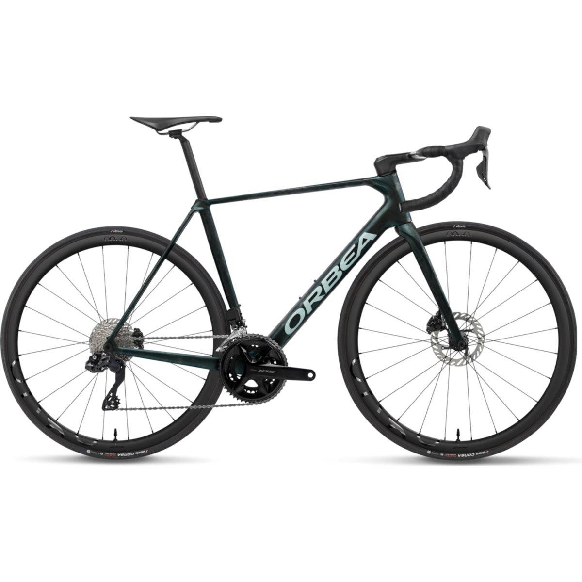 Racercykel allround Orbea Orca M35i Escape Green/Carbon Matt (51)
