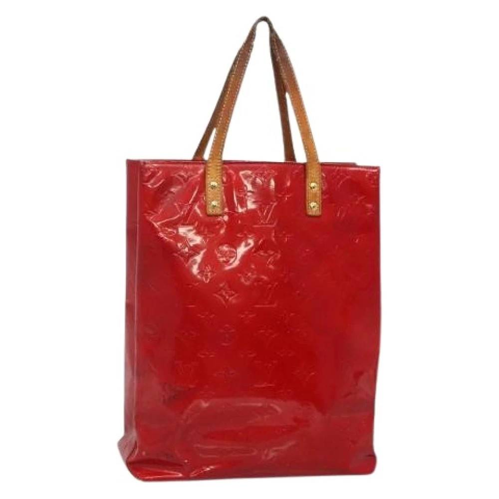 Louis Vuitton Vintage Pre-owned Laeder louis-vuitton-tasker - Vintage - Dame - Rød - ONE SIZE - Tyl