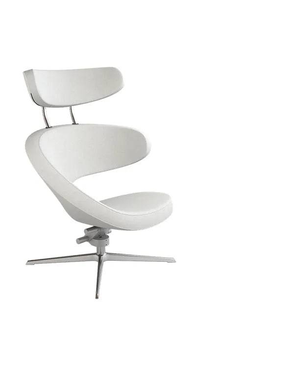 Peel™ lænestol, højre fra Variér Light beige HAL103 / Eksklusiv skammel - Jacobsen Plus